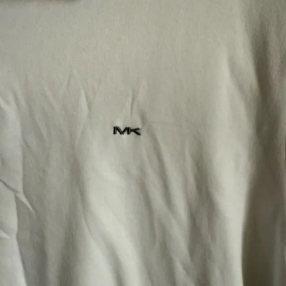 Men’s XL White Michael Kors Preppy Business Casual Cocktail Classic Polo - Picture 2 of 6